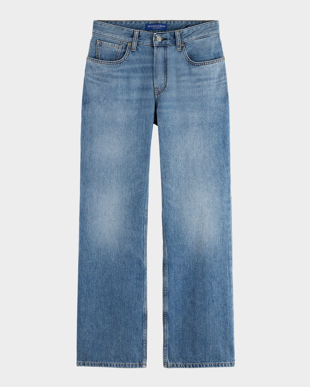 The Beat 70's Mid-Rise Straight-Leg Jeans