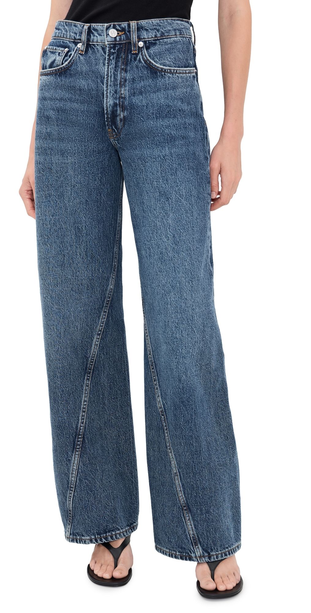 ANINE BING Brie Jeans Cabana Blue 23