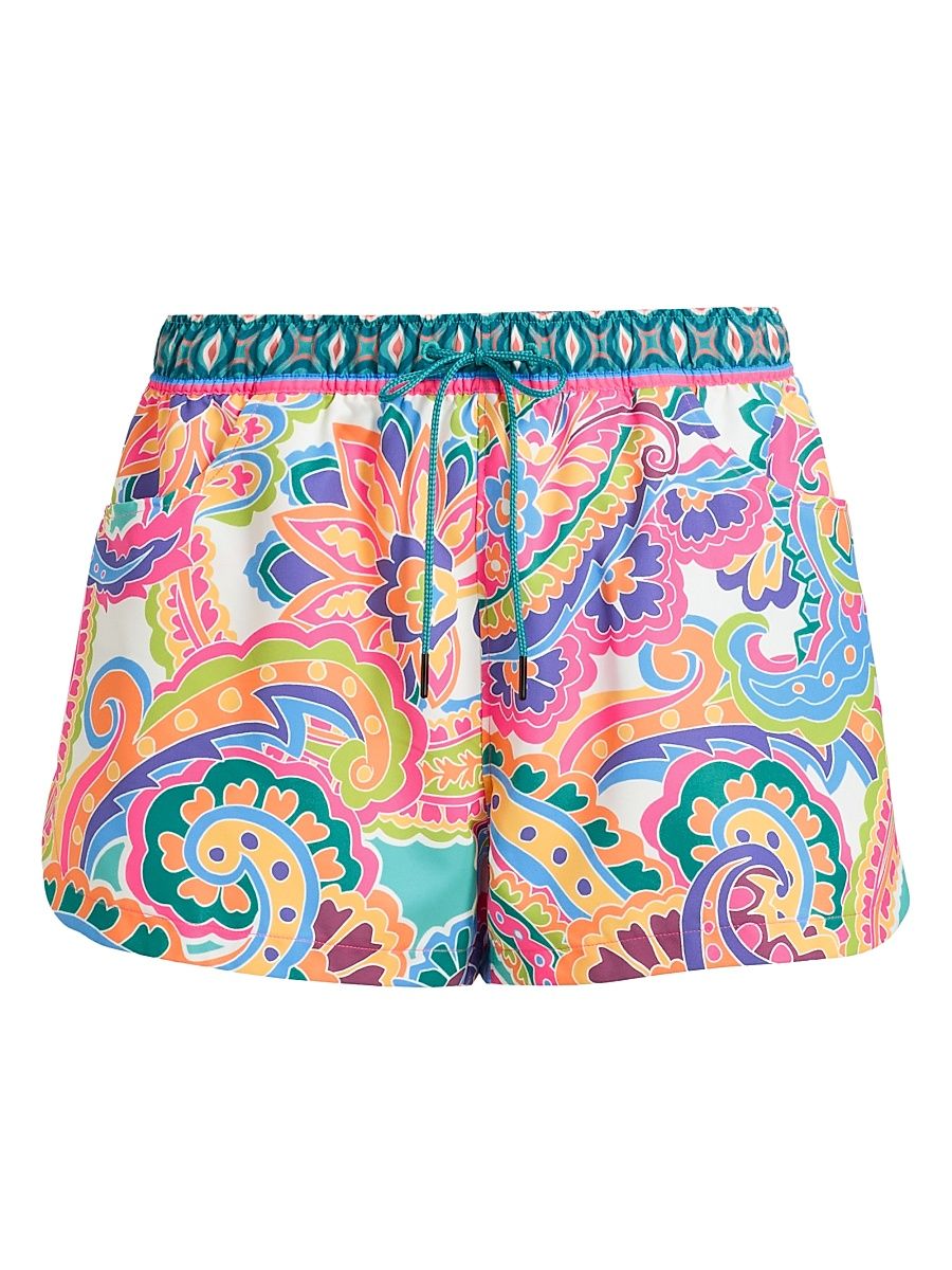 Women's Cristata Print Board Shorts - Cristata - Size XXL