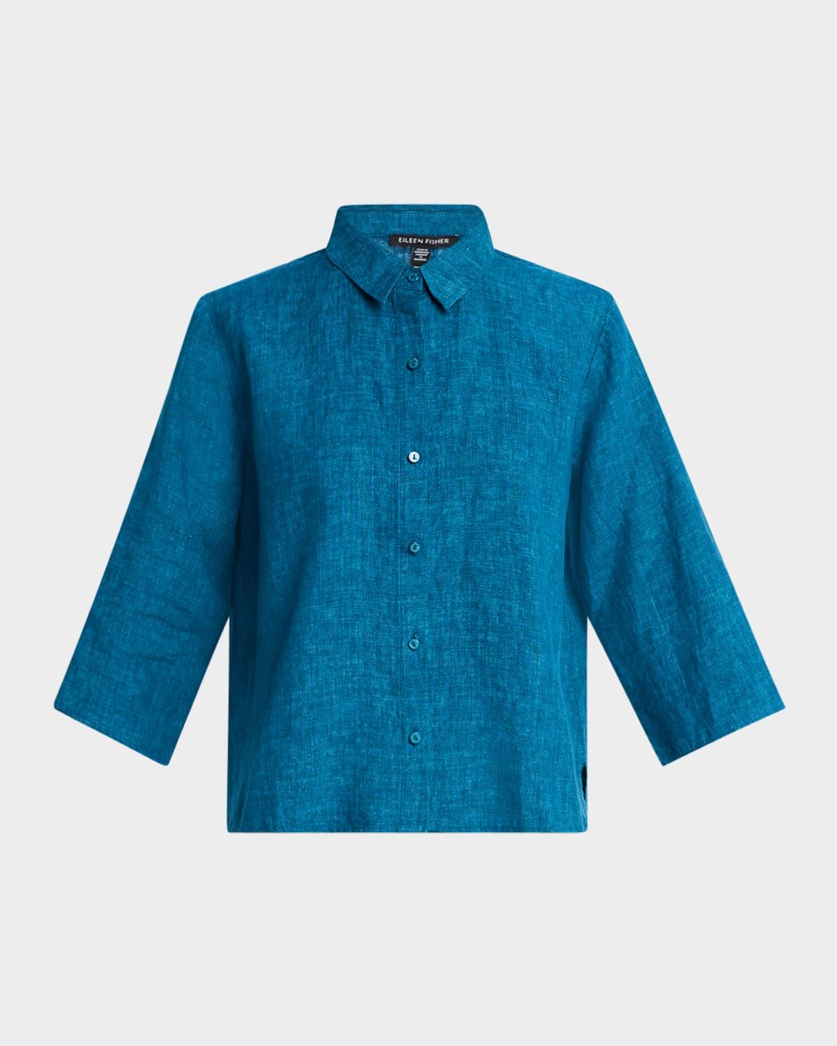 Button-Down Organic Linen Shirt