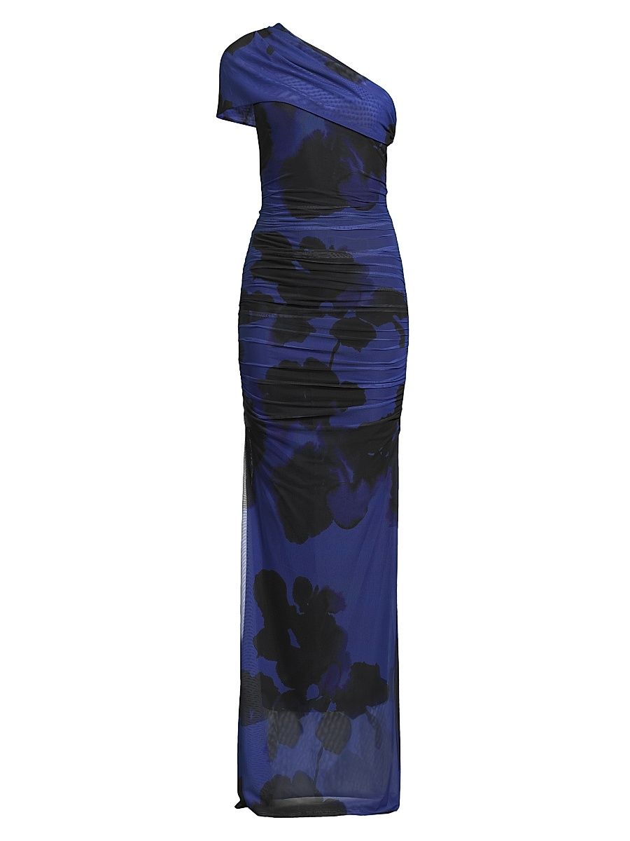 Women's Rosario Mesh Maxi Dress - Inkstorm Blue - Size 14