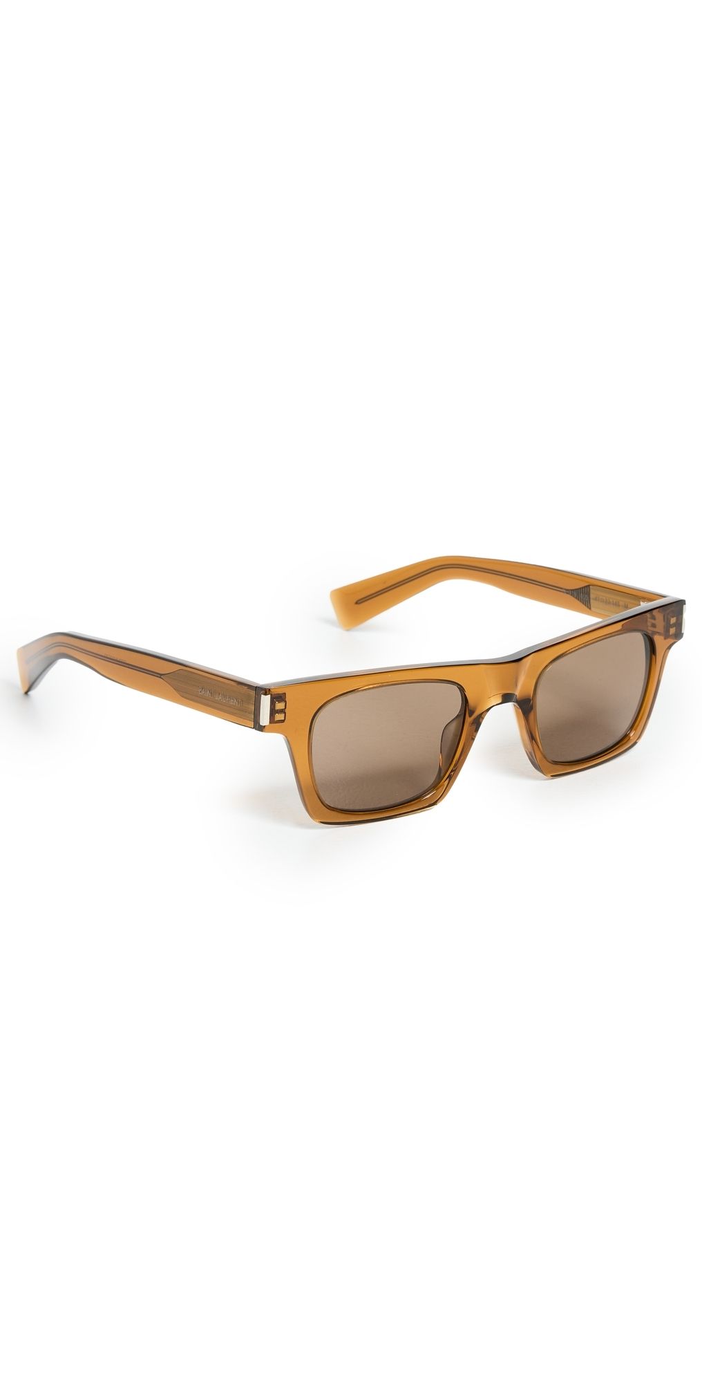 Saint Laurent SL 719 Sunglasses Brown-Brown-Brown One Size