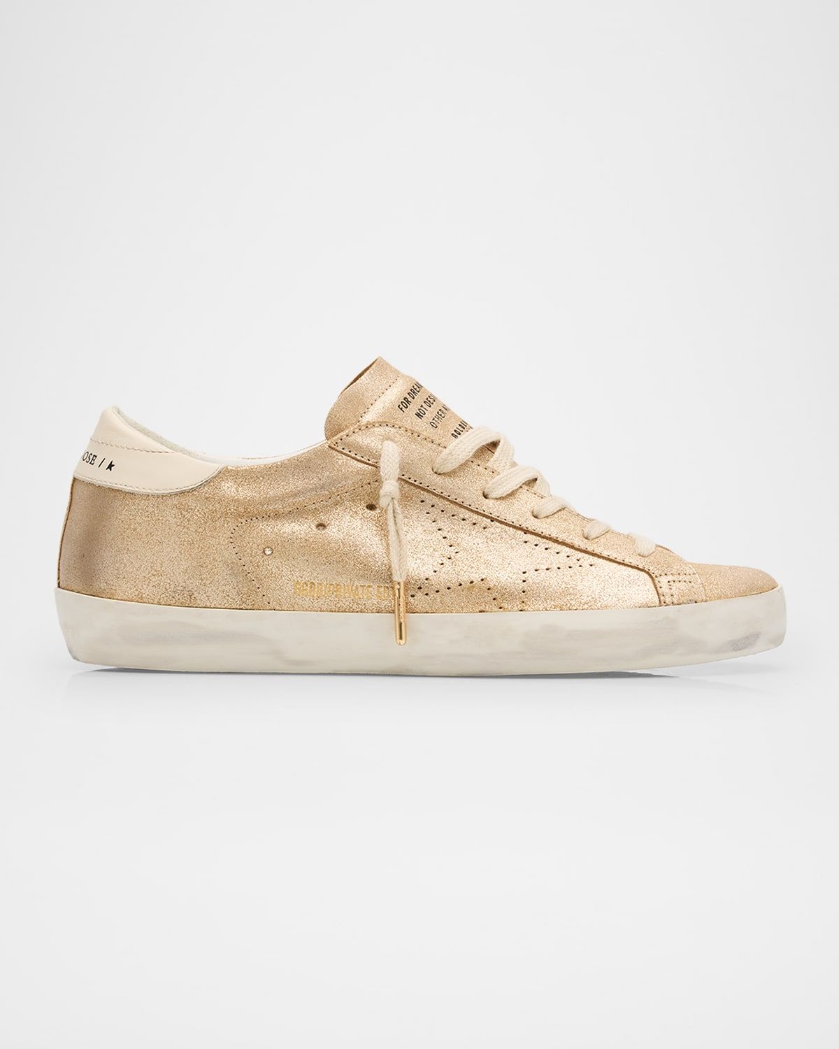 Super-Star Glitter Suede Low-Top Sneakers