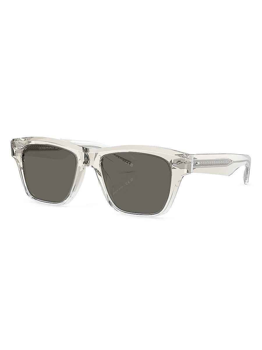 Men's 52MM Square Sunglasses - Grey