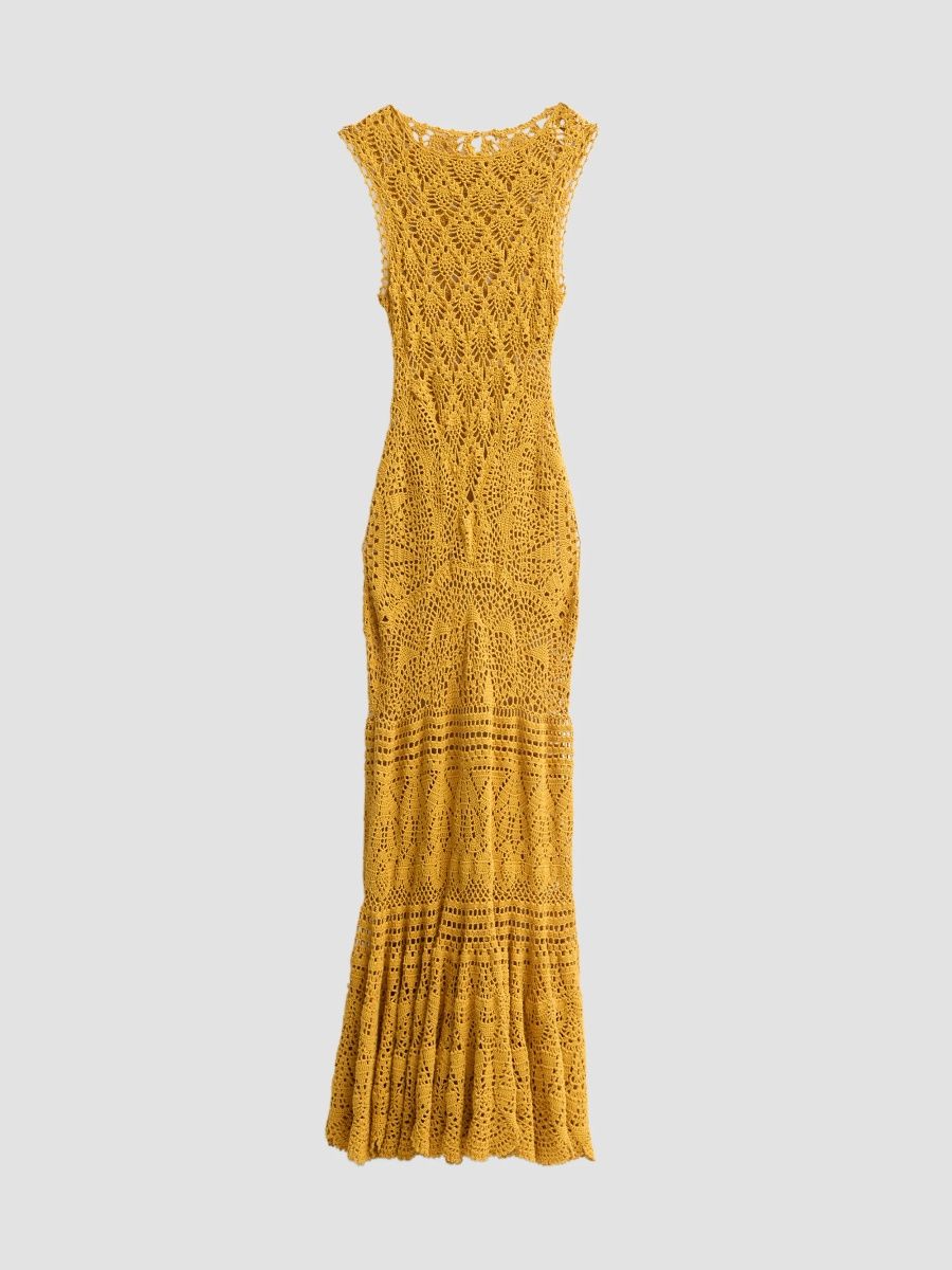 Ulla Johnson Women's Arine Cotton Knit Maxi Dress - Topaz - Size Large