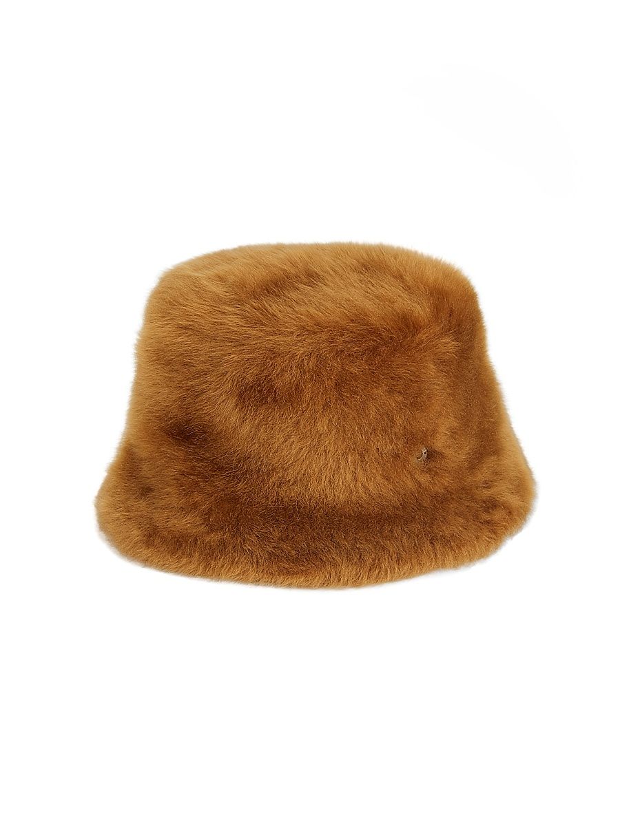 Women's Shearling Bucket Hat - Pecan Nut - Size Large
