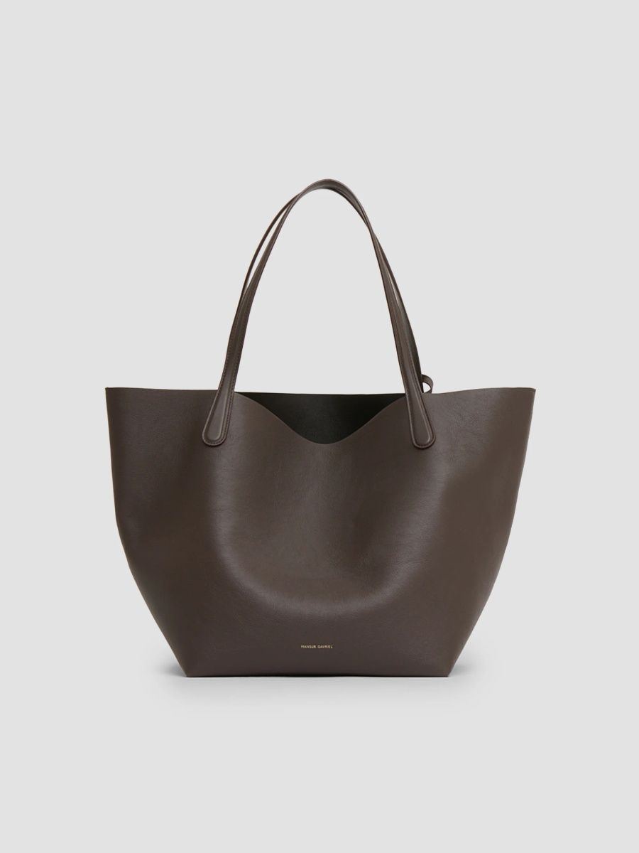 Mansur Gavriel Women's Everyday Leather Tote Bag - Chocolate