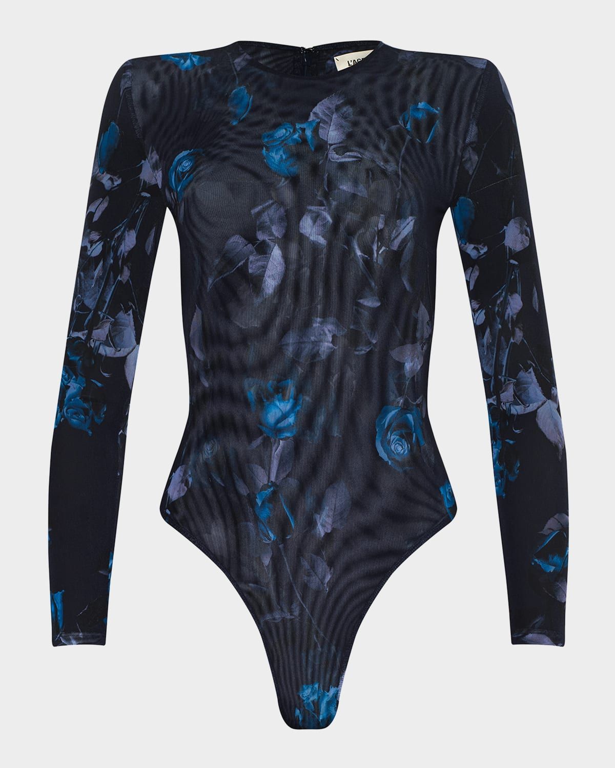 Trista Floral Mesh Bodysuit