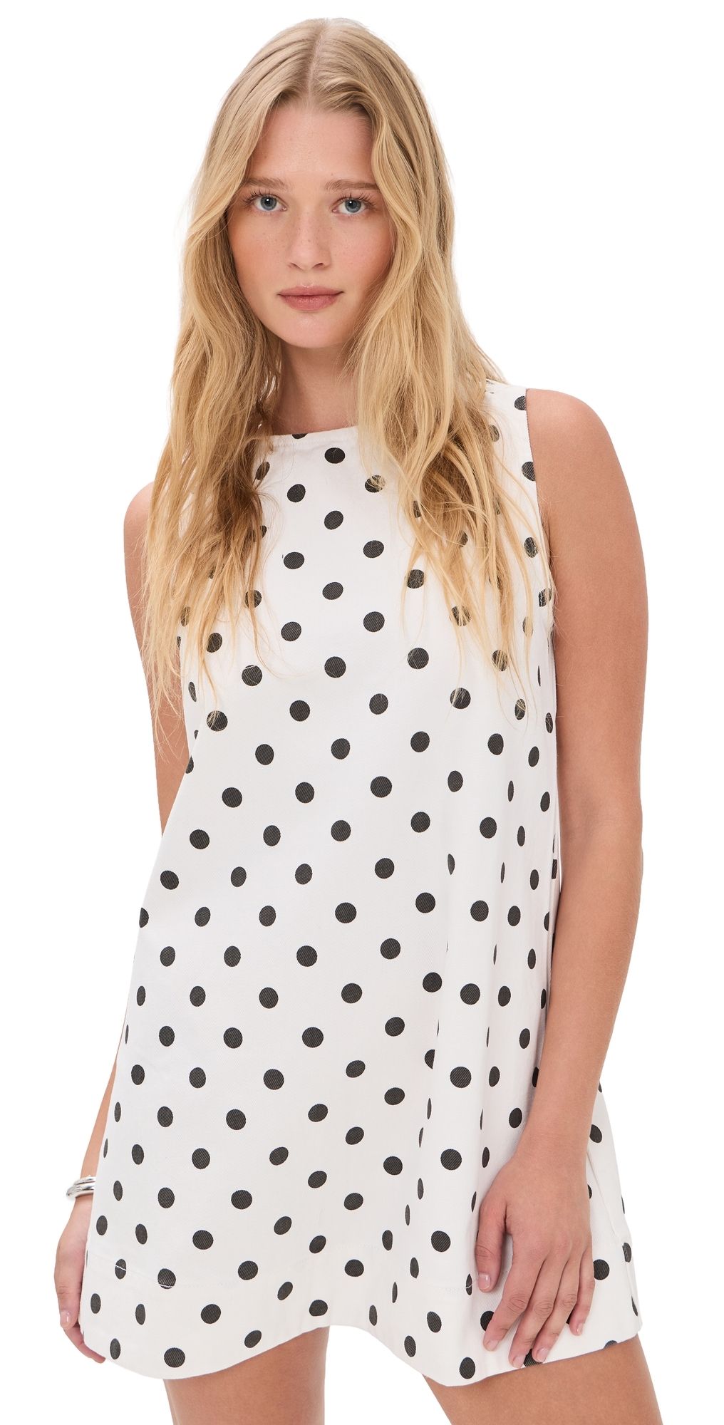 VRG GRL Aftersun Denim Mini Dress Spot M