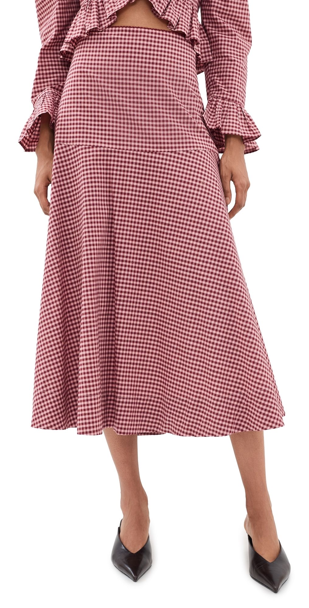 De Loreta Valencia Skirt Vichy Red L