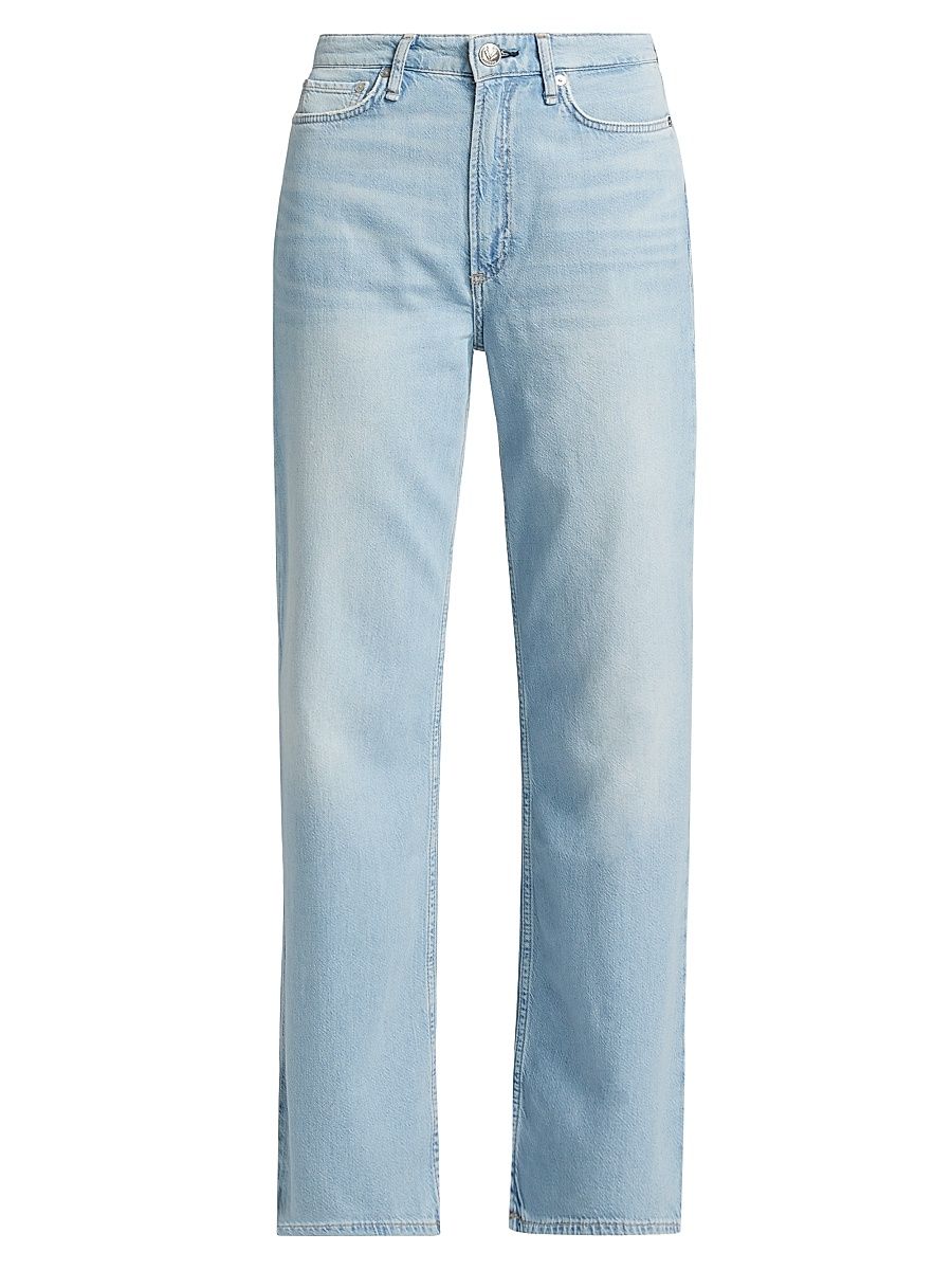 Women's Logan Featherweight Mid-Rise Wide-Leg Jeans - Greenport - Size 31