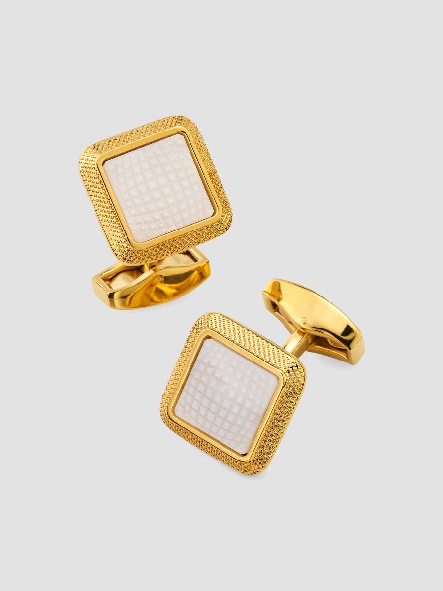Tateossian Men's Mother-Of-Pearl Cufflinks - Pearl