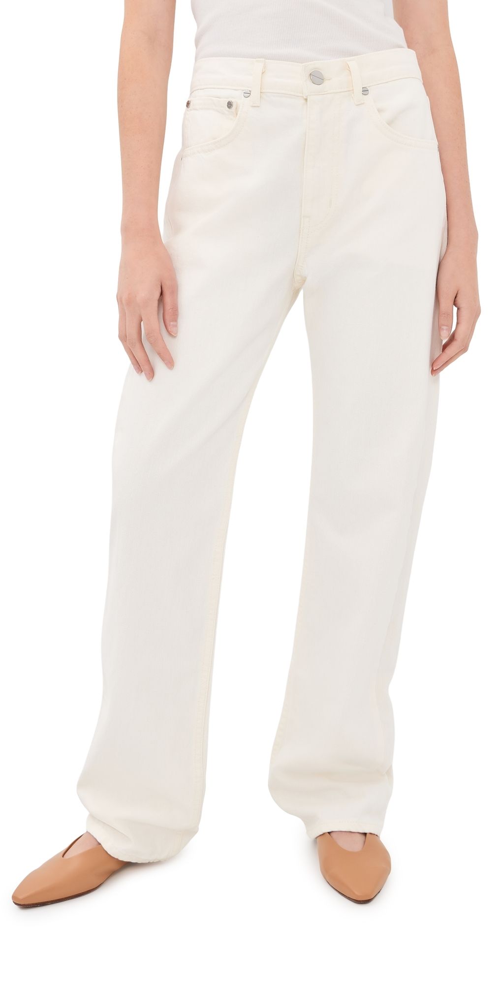TWP Kent St Jeans White 25