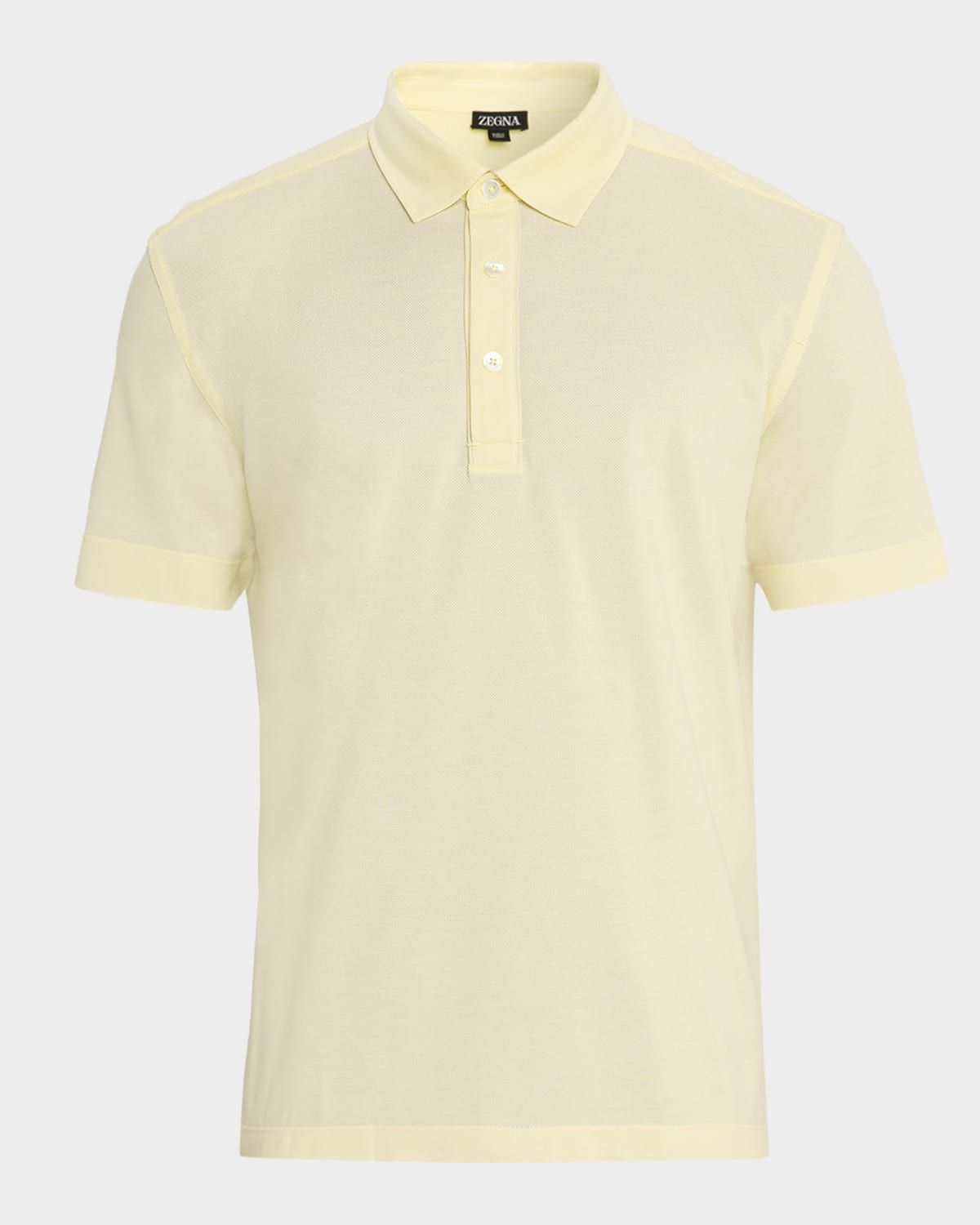 Men & apos;s Linen Pique Polo Shirt