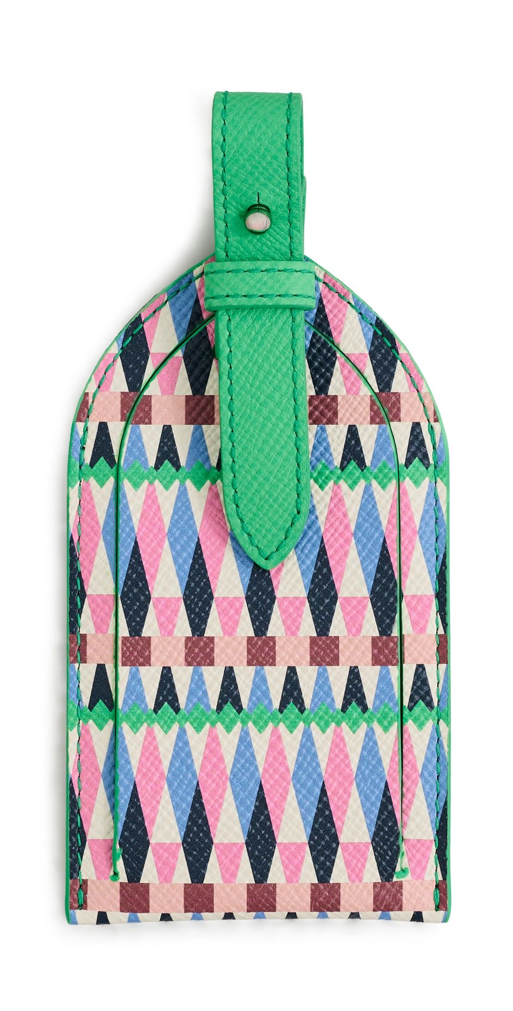 Smythson Luggage Tag Flamingo One Size