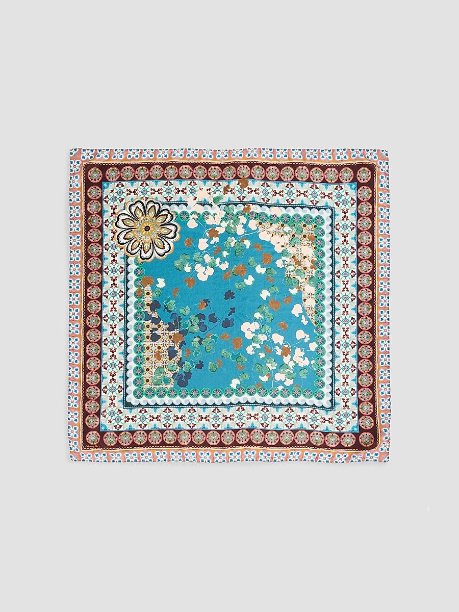 Johnny Was Women's Descanso Printed Silk Scarf - Descanso Scarf