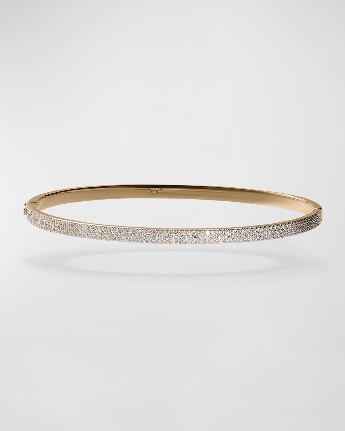 Flawless Vanity Hinge Diamond Bangle