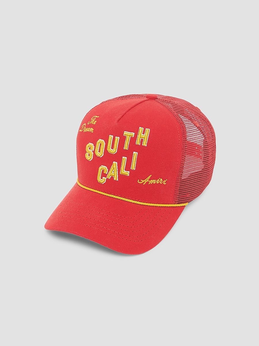 Men's South Cali Trucker Hat - Ruby