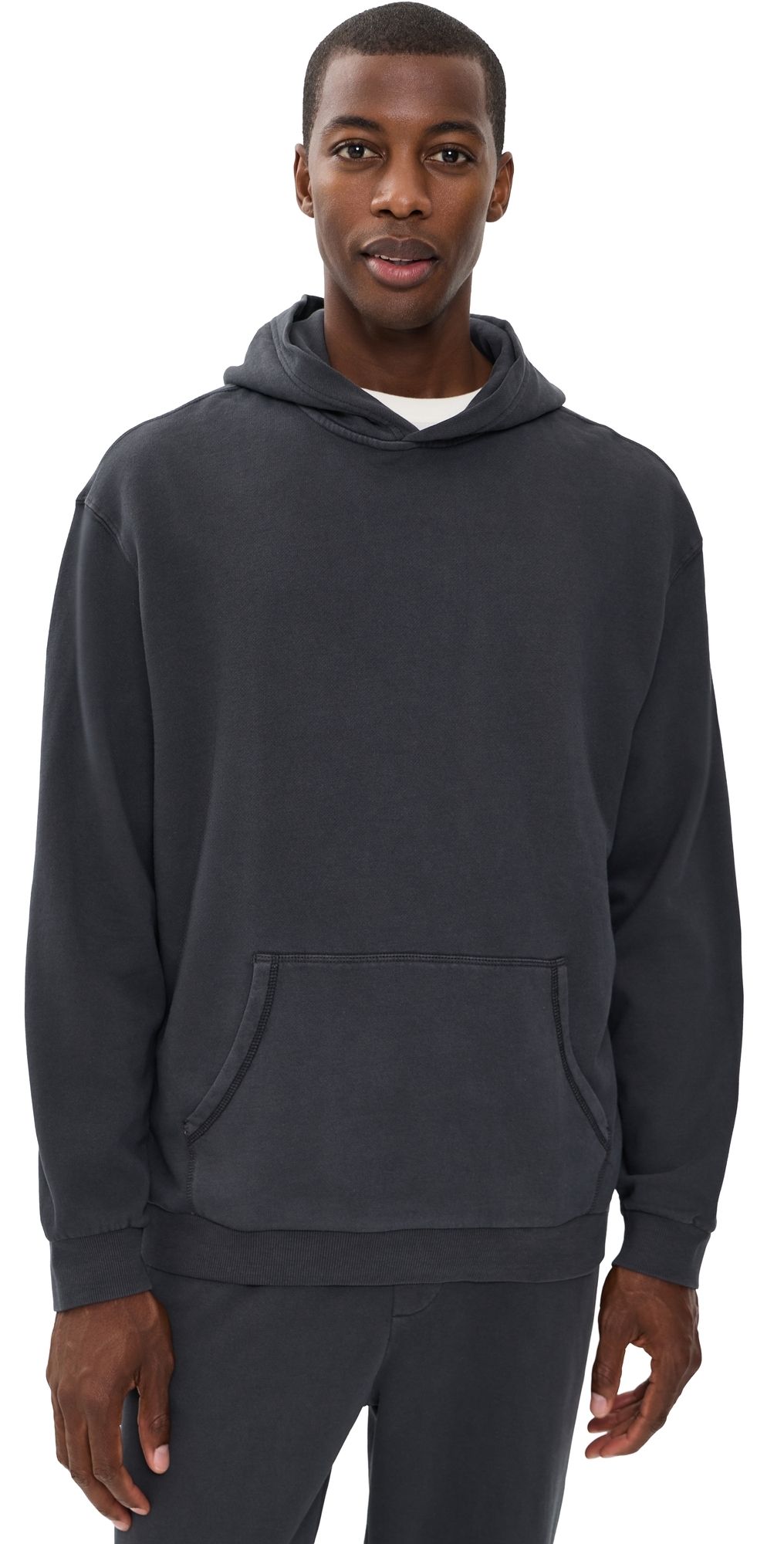 Marine Layer Relaxed Cloud 9 Fleece Hoodie Black S