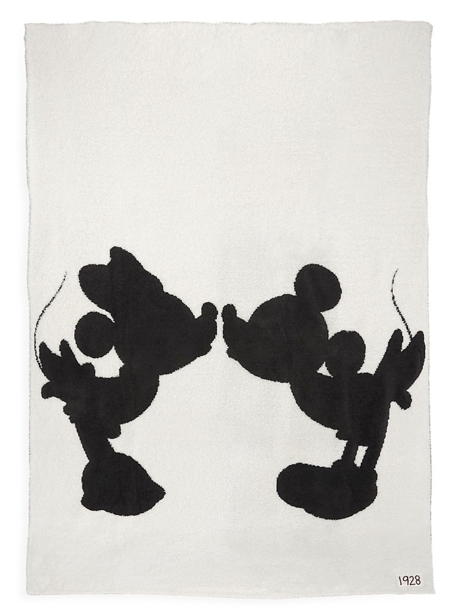 Kid's Classic Disney Mickey & Minnie Mouse Throw Blanket - Carbon