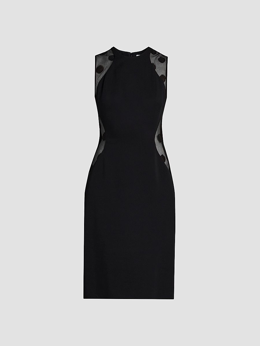 Women's Miracle Polka Dot Sheath Dress - Black - Size 14