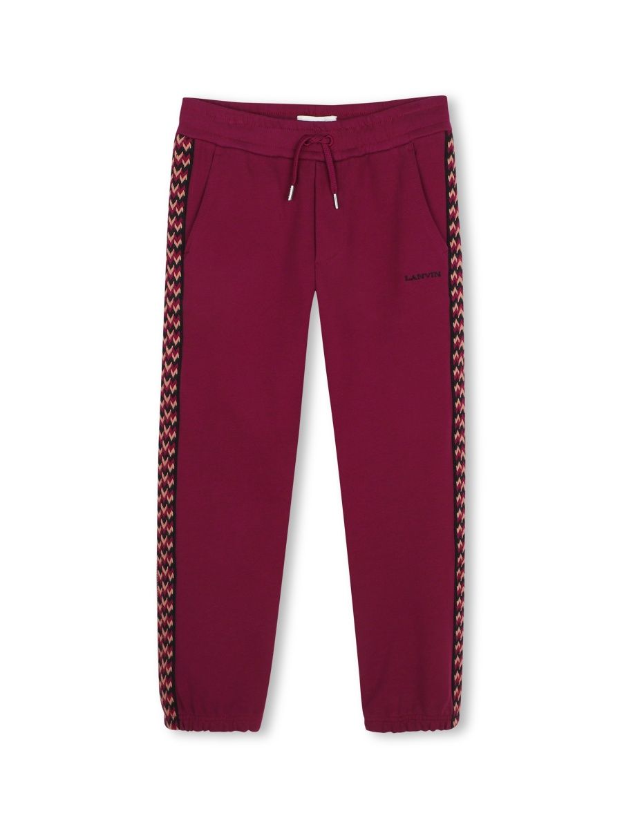 Lanvin Unisex Little Kid's & Kid's Woven Jogger Sweatpants - Crimson - Size 14