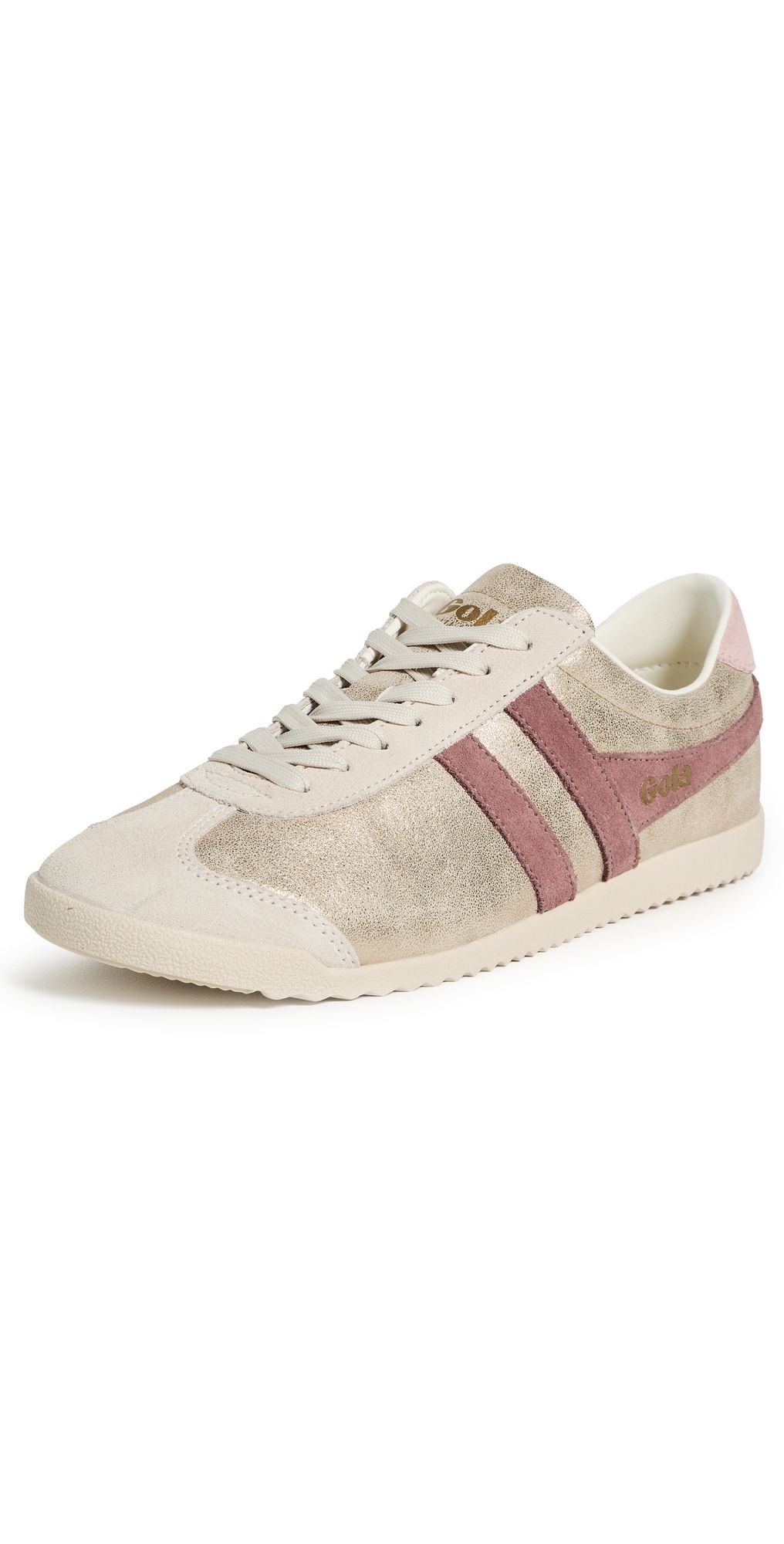 Gola Bullet Blaze Sneakers Gold/Brownrose/Chalk Pink 9