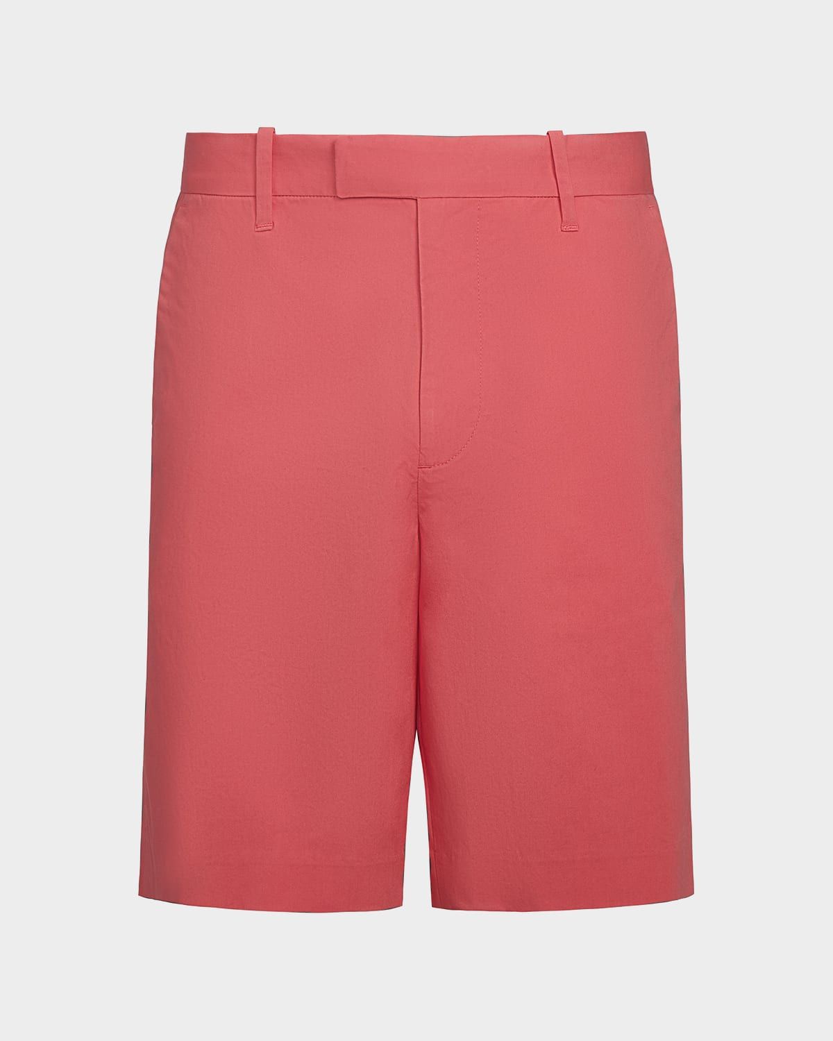 Men & apos;s Italian Cotton Extended-Tab Shorts