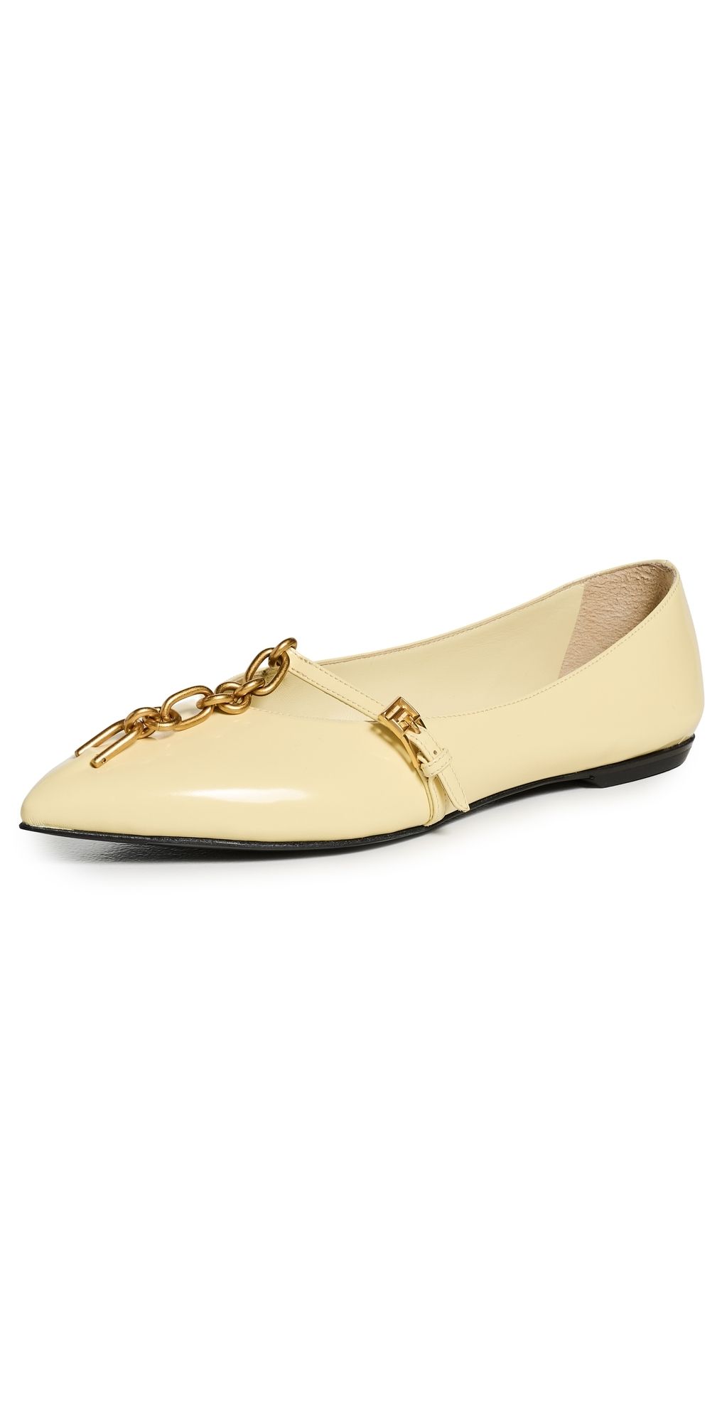 Balmain Ballerina Sync Flats 1GL Vanille 39