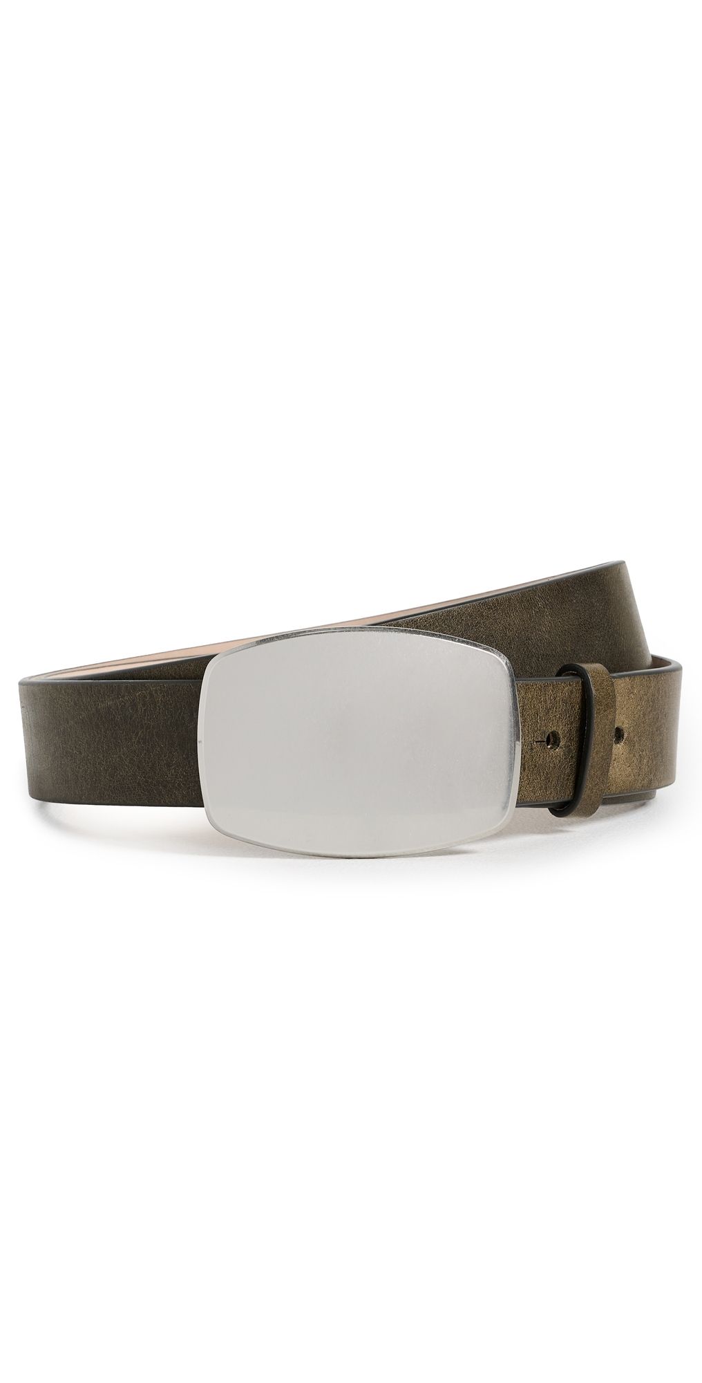 rag & bone Wyatt Belt Olive L