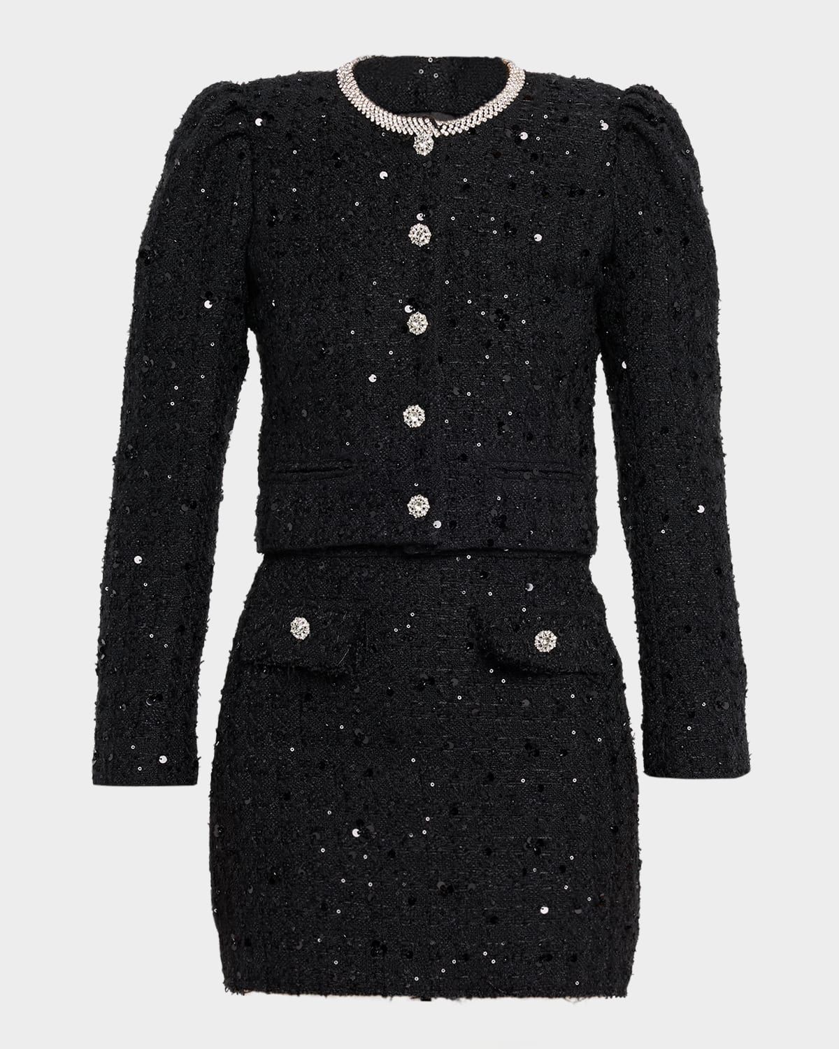 Chiara Embellished Tweed Jacket