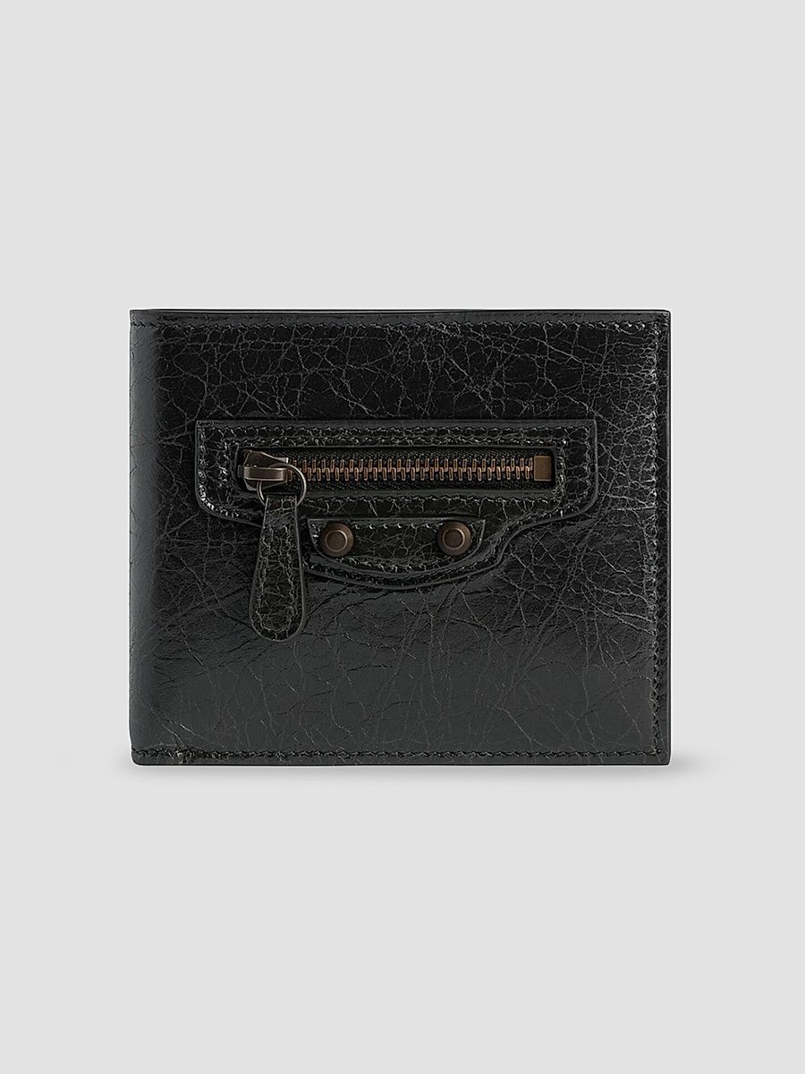 Balenciaga Men's Le City Square Folded Wallet - Black