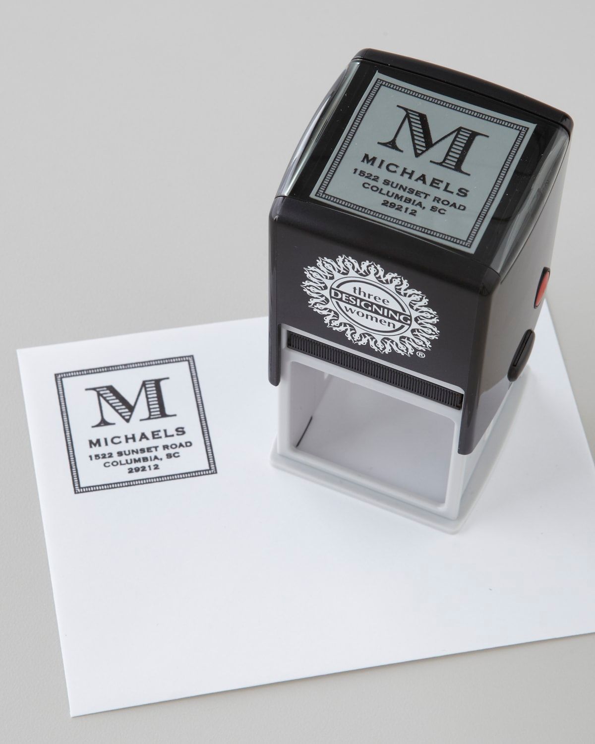 Single Initial Address Stamp