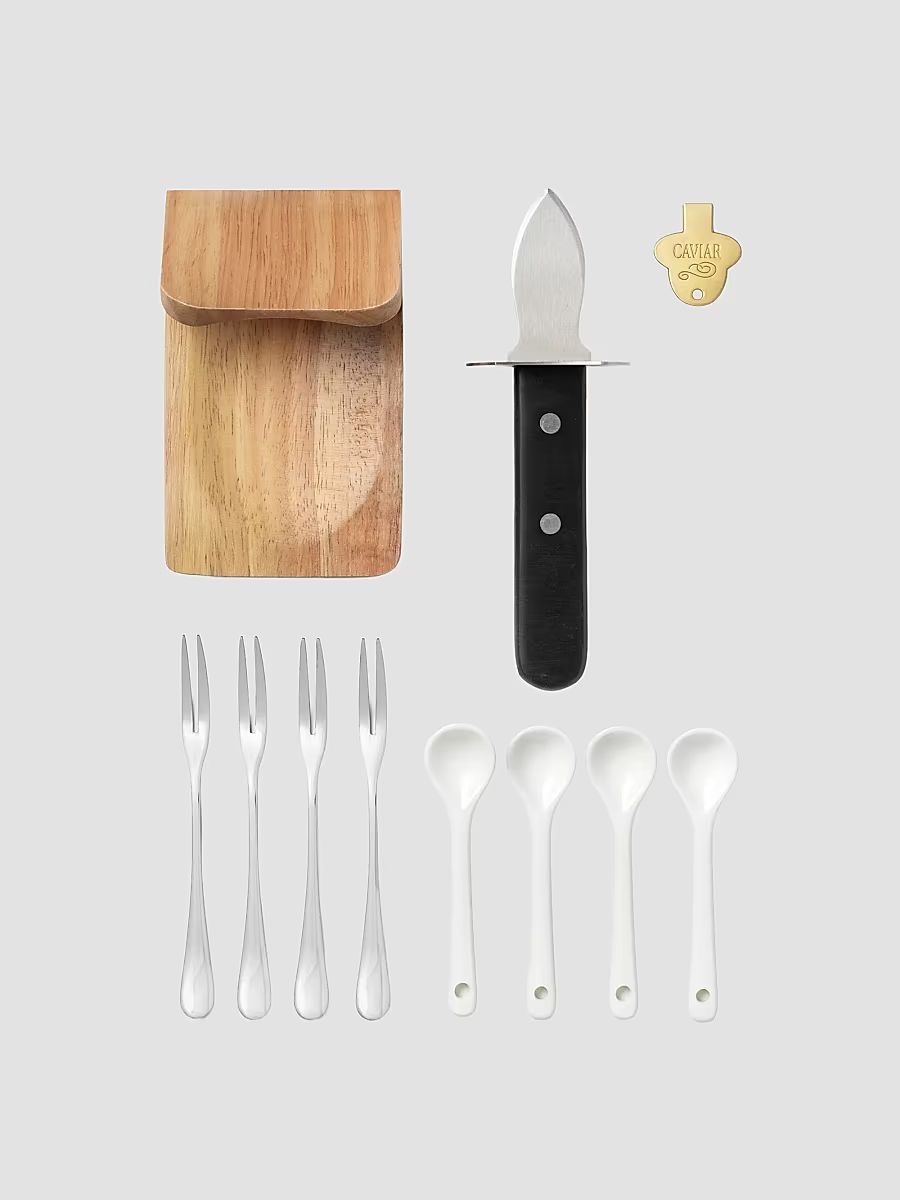 The Essentials 11-Piece Oyster & Caviar Tool Set