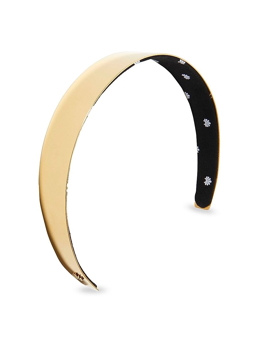 Women's Bessette Goldtone Metal Headband - Gold
