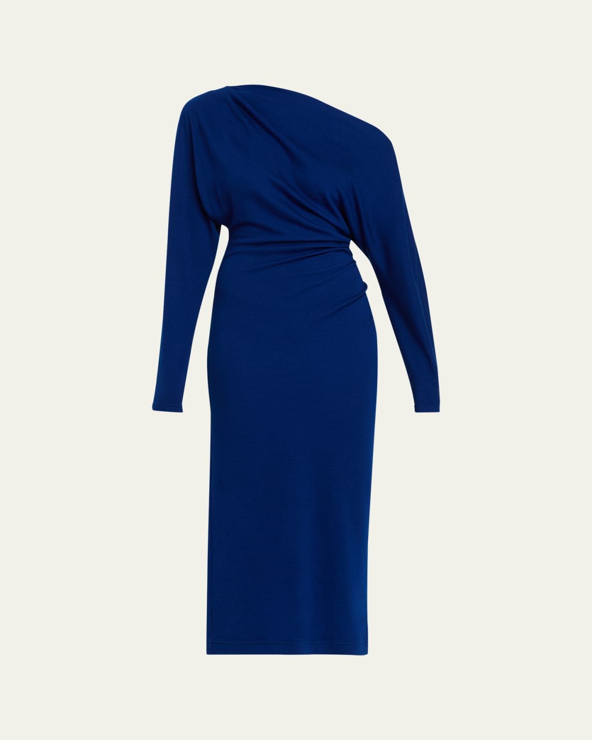 Sonny Asymmetric Knit Midi Dress