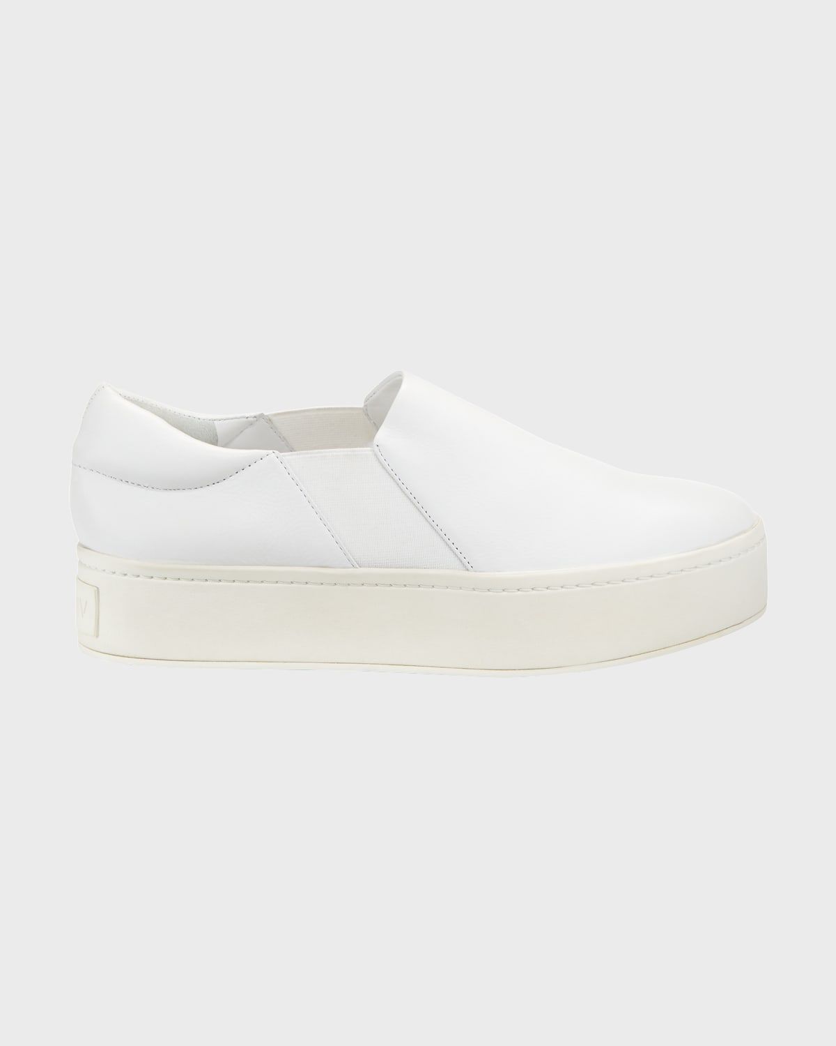 Warren Leather Platform Skate Sneakers