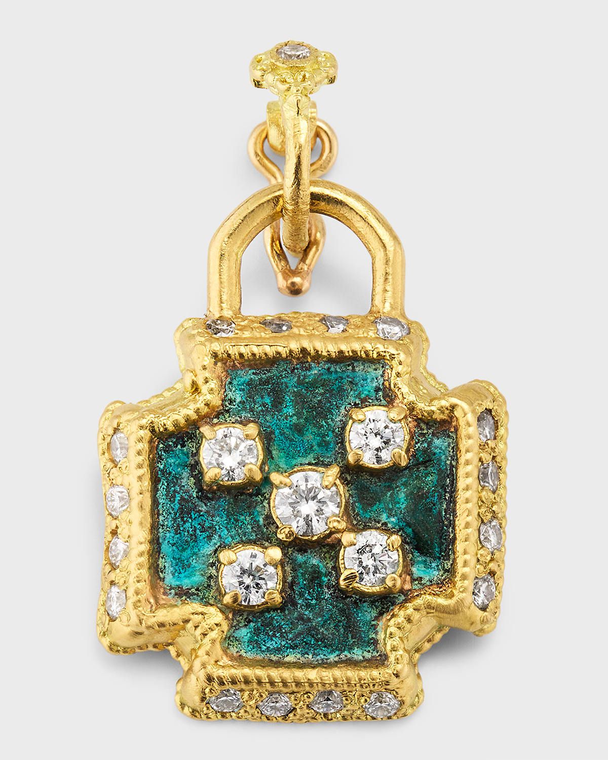 Artifact Cross Enhancer with Diamonds