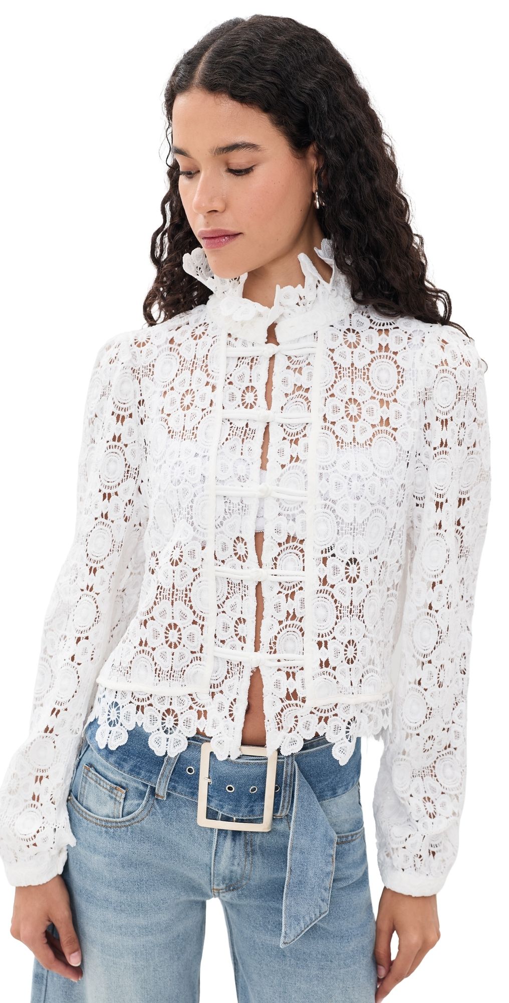 Lioness Overtime Blouse Porcelain XS