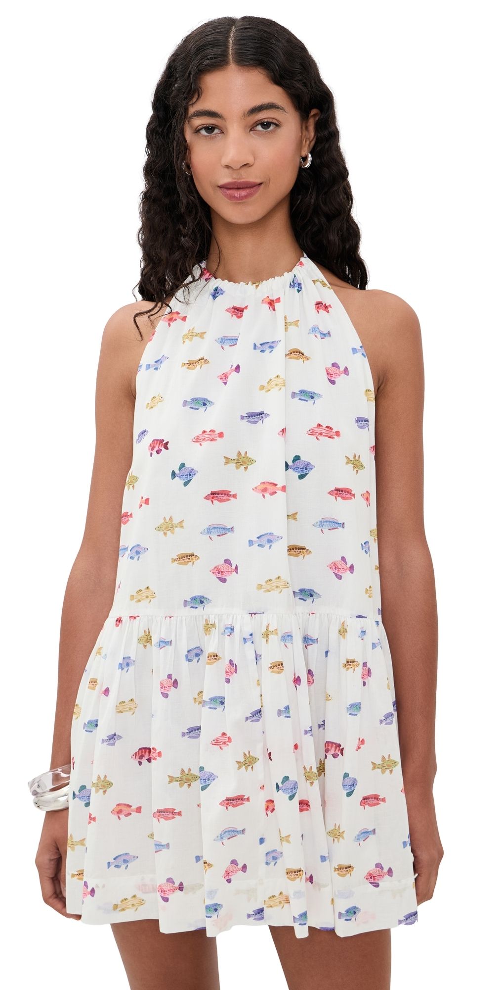 Hill House Home The Sol Tunic Dress Rainbow Fish M