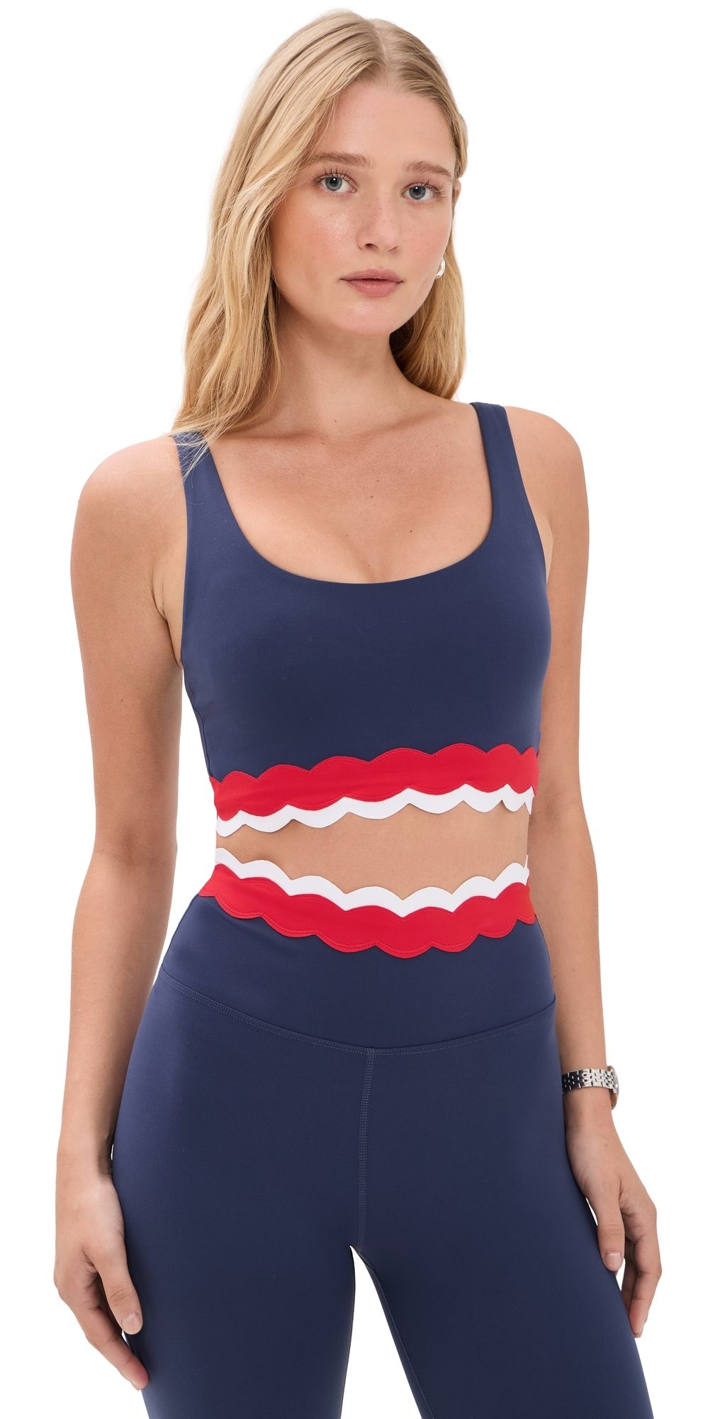 Beach Riot Marin Top Twilight Firework Colorblock S