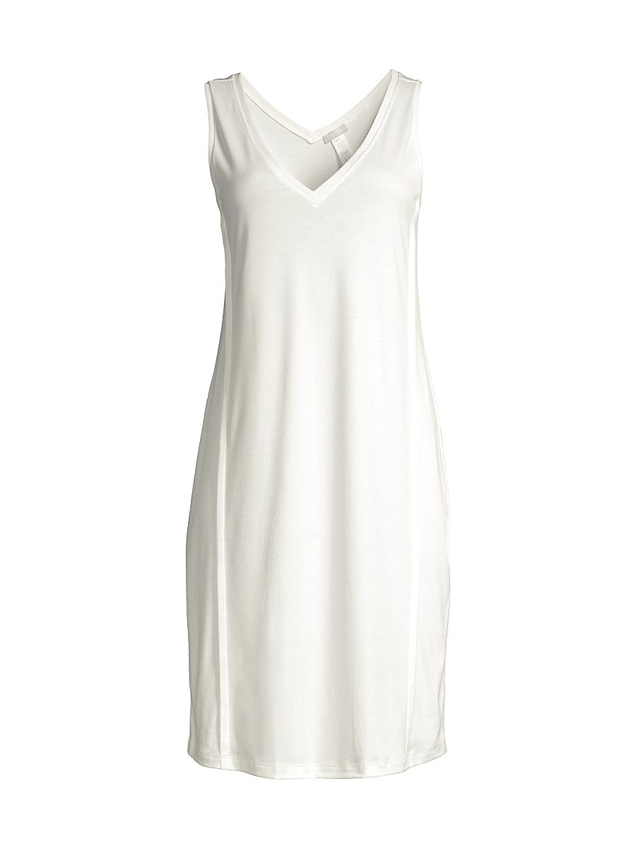 Women's Pure Essence Tank Nighgown - Off White - Size XL