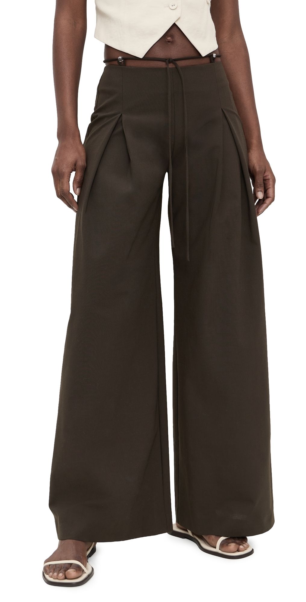 Bec + Bridge Albi Beaded Trousers Espresso 8