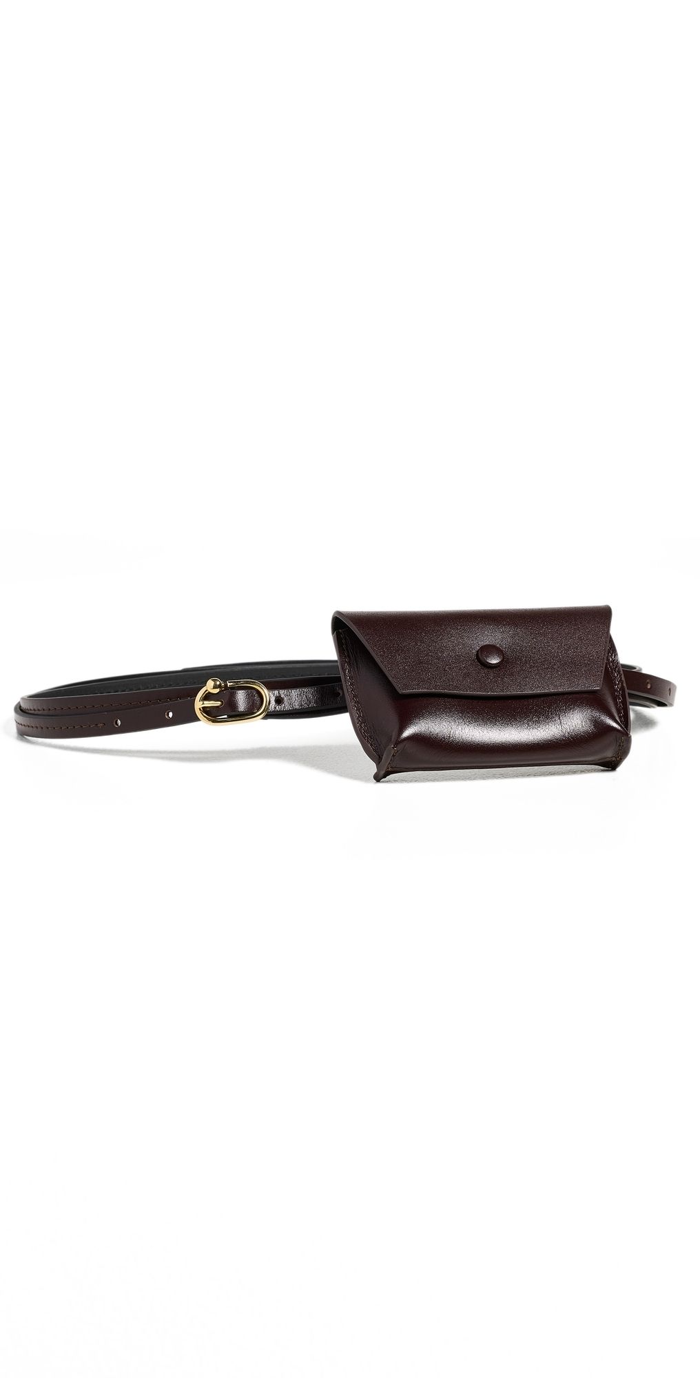 Rachel Comey Double Wrap Hamcon Belt with Pouch Auburn XL