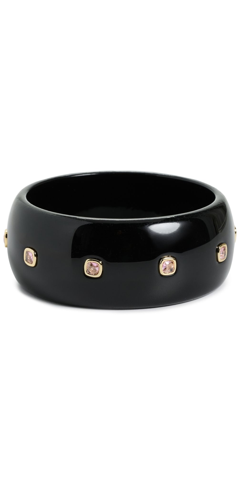 Luv Aj The St. Lucia Lucite Bangle Gold One Size