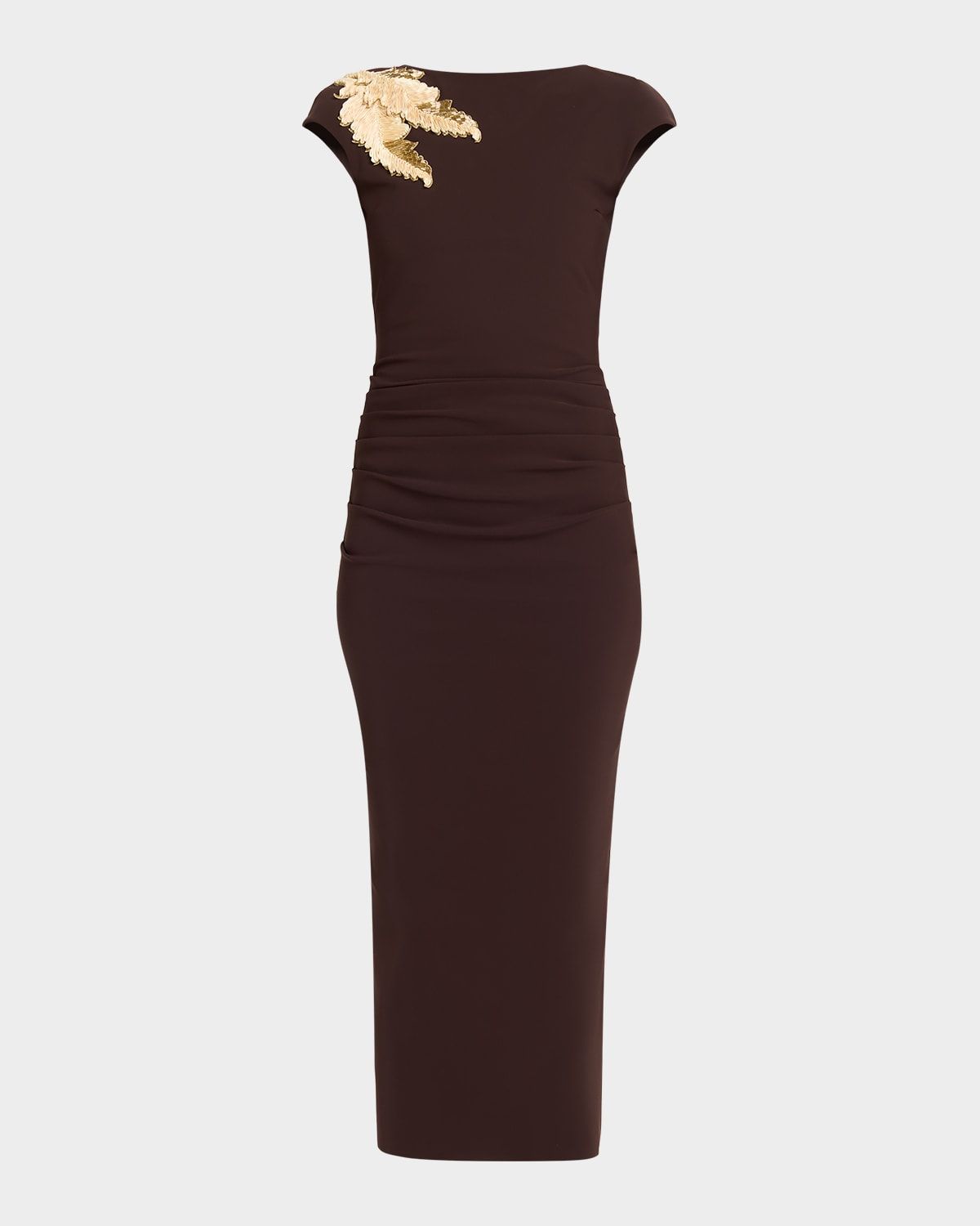 Hesupie Embellished Bodycon Midi Dress