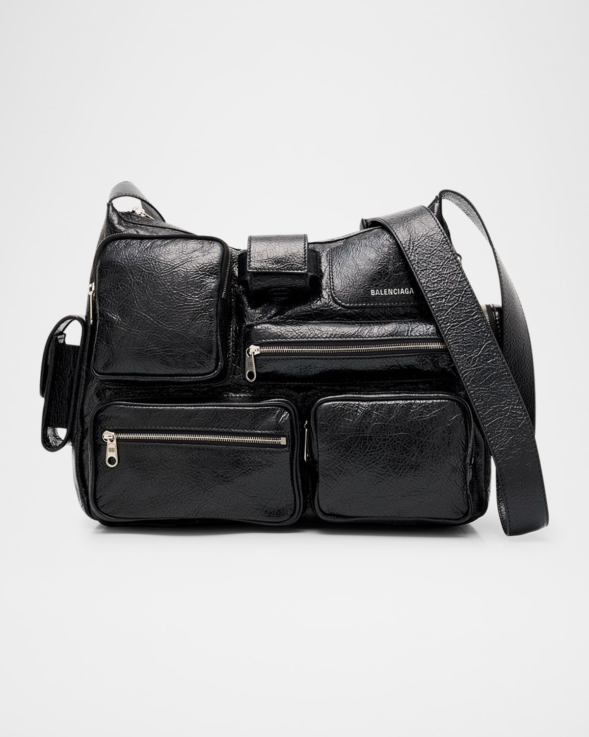 Men & apos;s Superbusy Arena Lambskin Messenger Bag