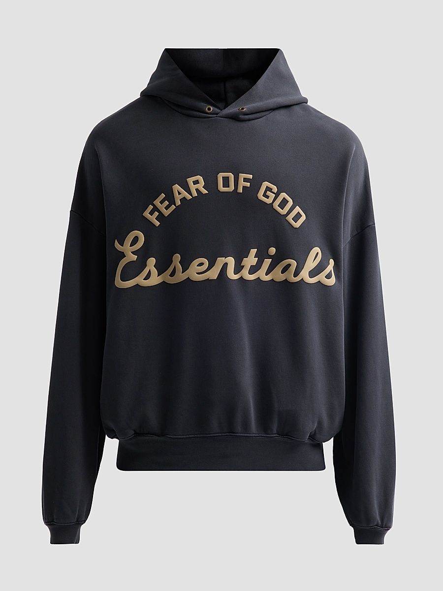 Men's Training '90s Cotton Hoodie - Faded Black - Size XL