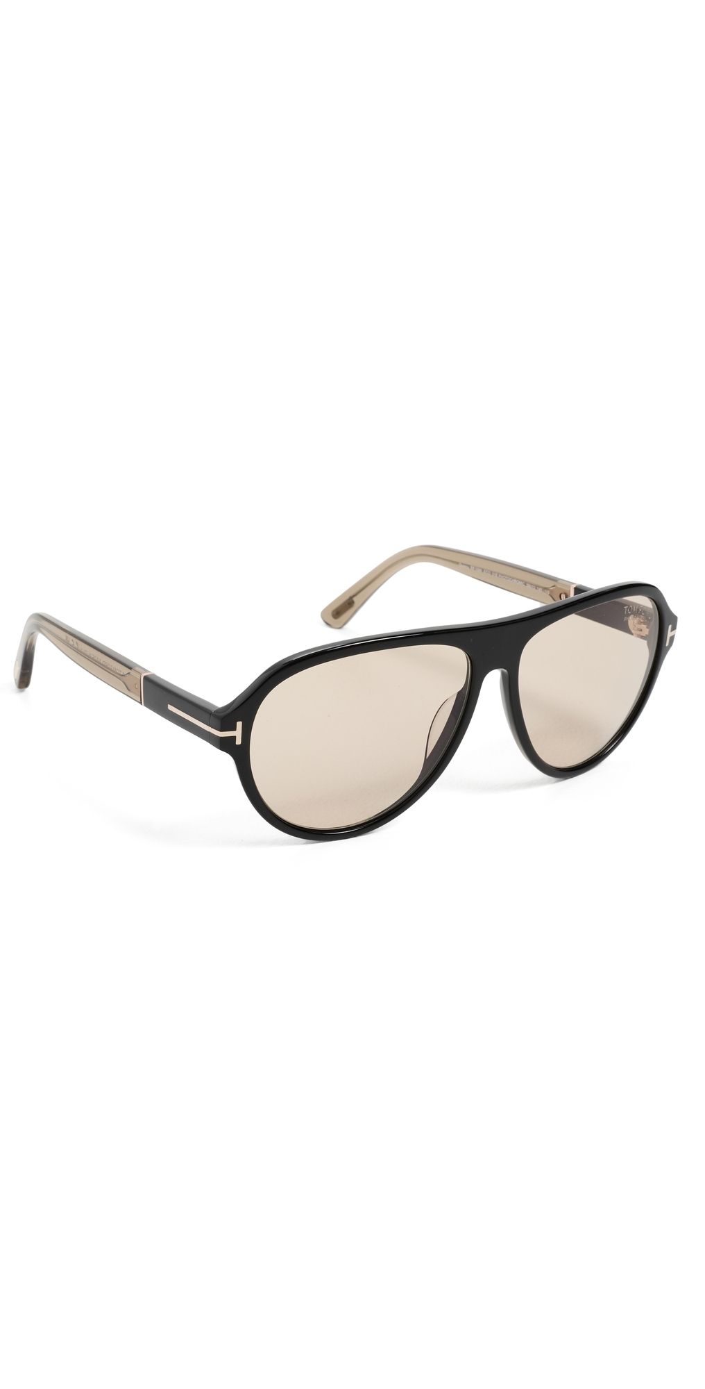 Tom Ford Quincy Sunglasses Shiny Black One Size
