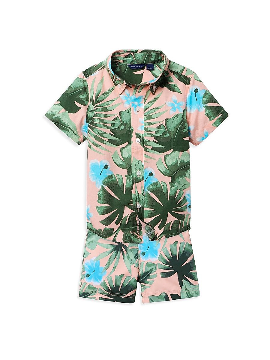 Little Boy's The Palm Cabana Set - Size 8